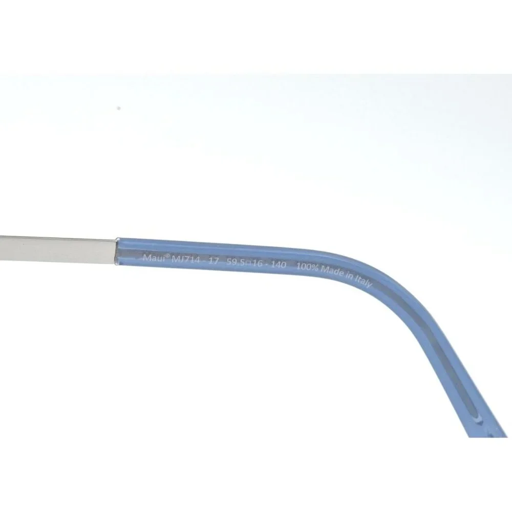 Maui Jim COMPASS MJ714-17 Silver Frames & Blue Arms / Neutral Grey  Pola…